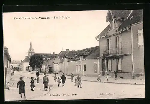 AK Saint-Parres-les-Vaudes, Rue de l'Église