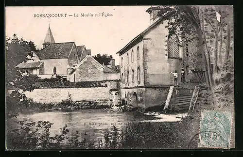 AK Bossancourt, le Moulin et l'Église