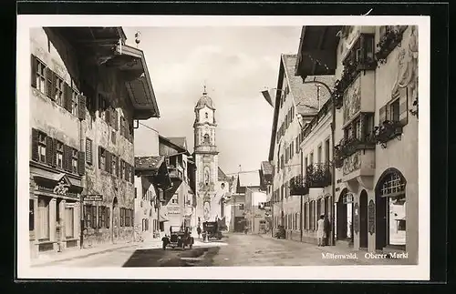 AK Mittenwald, Oberer Markt