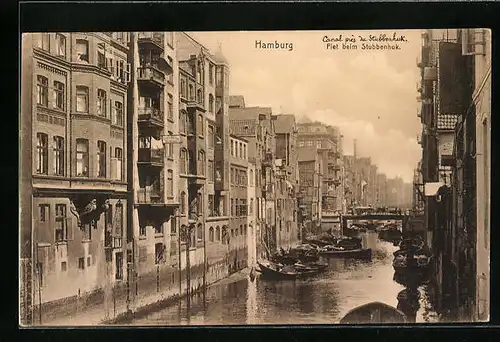 AK Hamburg-Neustadt, Flet beim Stubbenhuk