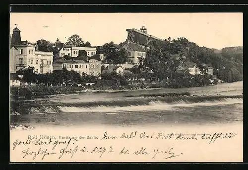 AK Bad Kösen, Partie an der Saale