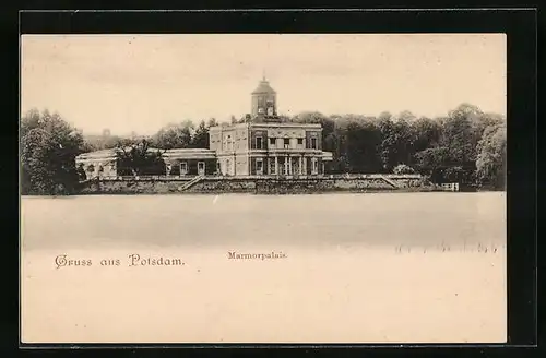 AK Potsdam, Blick zum Marmorpalais