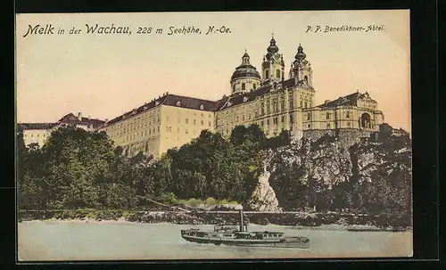 AK Melk i. d. Wachau, P. P. Benediktiner-Abtei