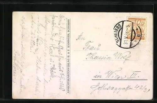 AK Scheibbs, Gesamtansicht mit Ötscher