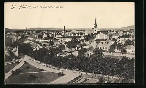 AK St. Pölten, Totale aus der Vogelschau