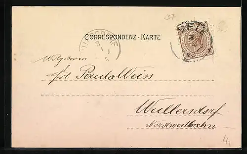 AK Melk a. d. Donau, Gesamtansicht mit Stift