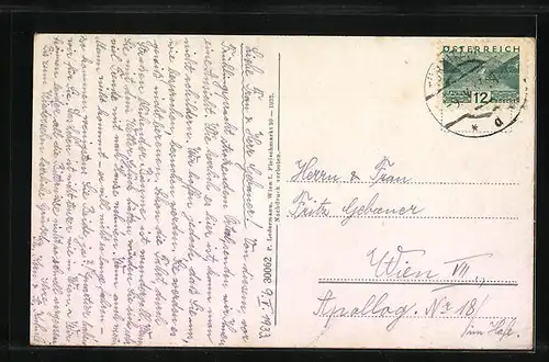 AK Türnitz, Totale mit Türnitzer Höger