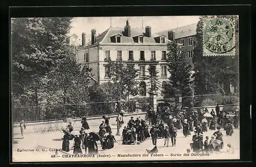 AK Chateauroux, Manufacture des Tabacs, Sortie des Ouvrières