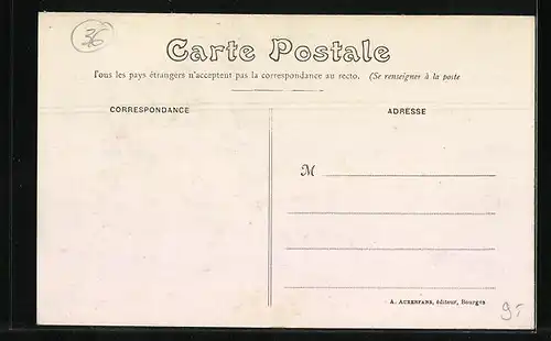 AK Reuilly, Rue de la Gare, Strassenpartie