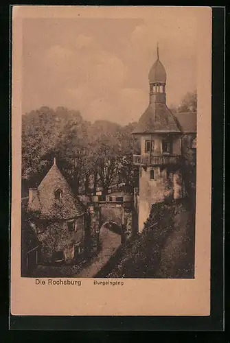 AK Penig, Burgeingang zur Rochsburg