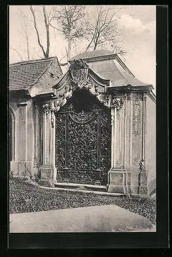 AK Zittau i. Sa., Kreuzkirche, Rosencrantz`sche Gruft