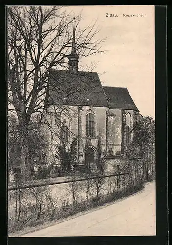 AK Zittau i. Sa., Kreuzkirche, Aussenansicht