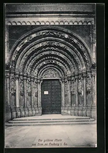 AK Freiberg i. S., Dom, die goldene Pforte