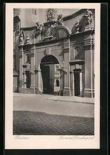 AK Bautzen i. Sa., Tor zum Domkapitel