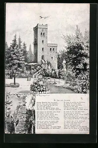 AK Cunewalde, Czorneboh, der Aussichtsturm