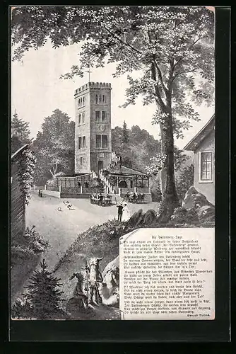 AK Valtenberg, der Aussichtsturm und die Sage