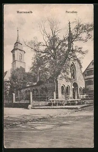 AK Herrenalb, am Paradies