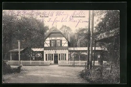 AK Aachen, Gasthaus Waldschenke
