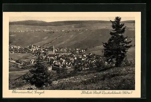 AK Oberwiesenthal / Erzgeb., Gesamtansicht