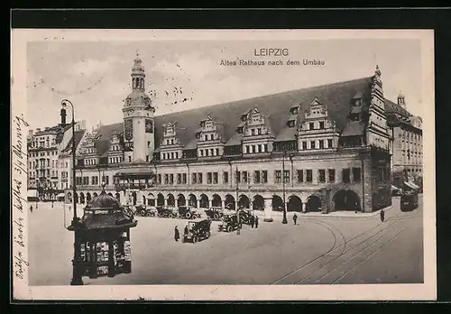 AK Leipzig, Altes Rathaus nach dem Umbau