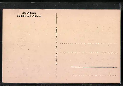 AK Bad Altheide, Zug auf der Brücke bei der Einfahrt nach Altheide