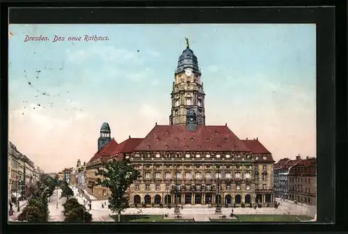 AK Dresden, Neues Rathaus