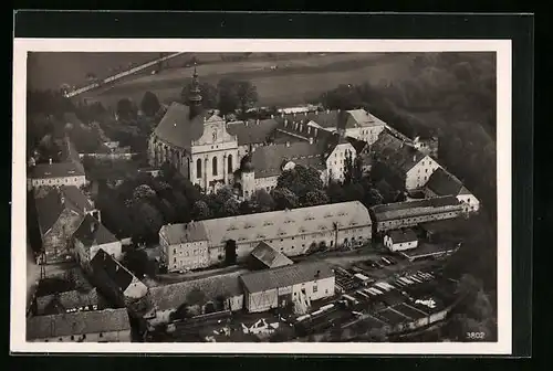 AK Panschwitz-Kuckau, Kloster St. Marienstern, Fliegeraufnahme
