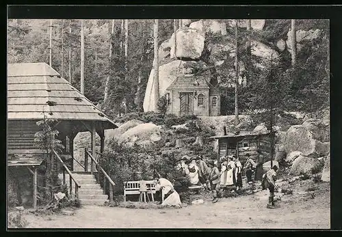 AK Oybin, Waldtheater, Der Pfarrer von Kirchfeld