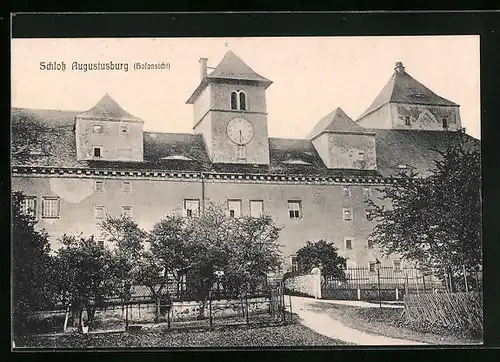 AK Augustusburg, Schloss (Hofansicht)
