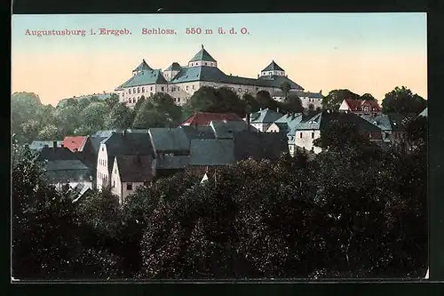 AK Augustusburg / Erzgeb., Schloss