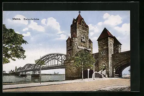 AK Mainz, Kaiserbrücke