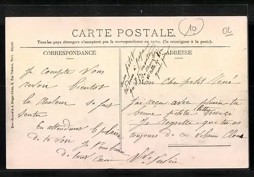 AK Charly-sur-Marne, Hotel de Ville, facade