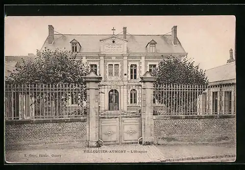 AK Villequier-Aumont, L`Hospice, facade