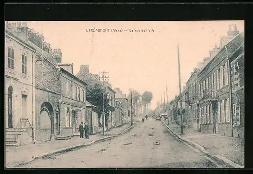 AK Etreaupont, La Rue de Paris