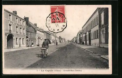 AK La Capelle, Grande Rue