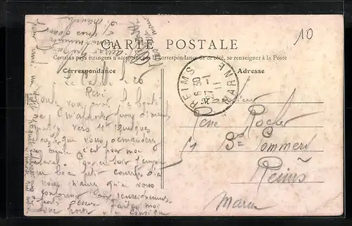 AK La Capelle, Grande Rue