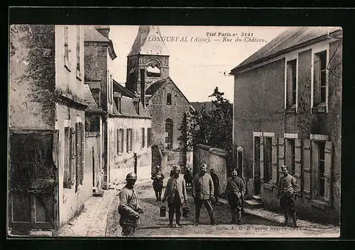 AK Longueval, Rue du Chateau