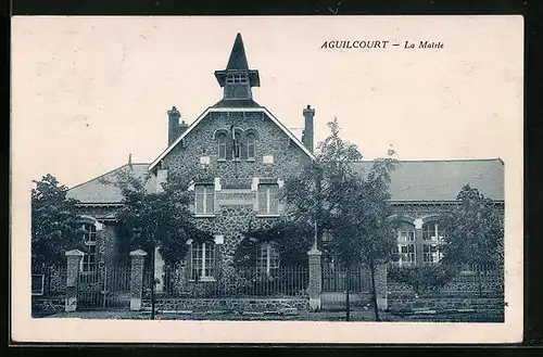 AK Aguilcourt, La Mairie