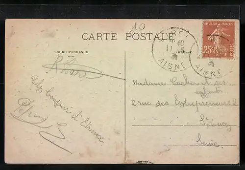 AK Etreux, Rue de Guise