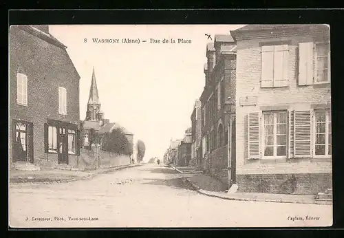 AK Wassigny, Rue de la Place, L`Eglise