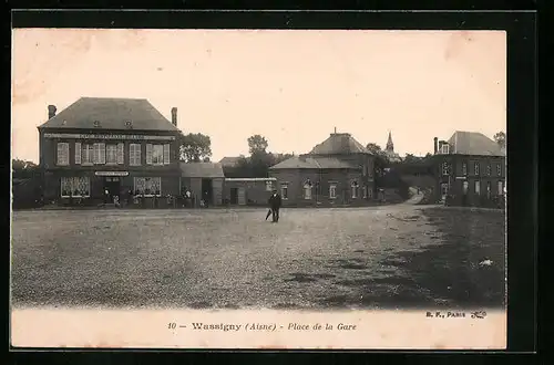 AK Wassigny, Place de la Gare