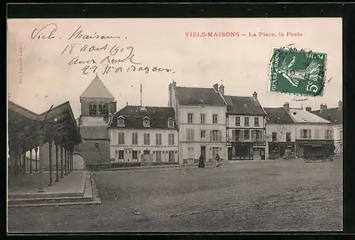 AK Viels-Maisons, La Place, la Poste