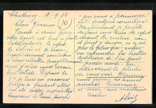 AK Chassemy, Rue du Montcel