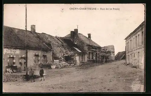 AK Chery-Chartreuve, Rue de la Poste