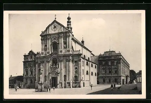 AK Troppau, Niederring mit Jesuitenkirche