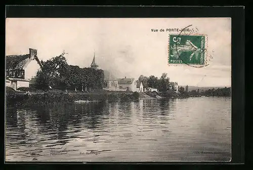 AK Port-Joie, Vue Panoramique, L`Eglise