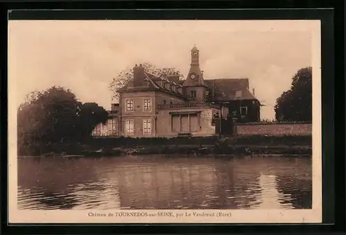 AK Tournedos-sur-Seine, Chateau