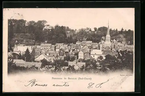 AK Broglie, Panorama, Kirche