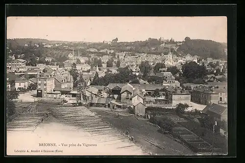 AK Brionne, Vue prise du Vigneron, Panorama