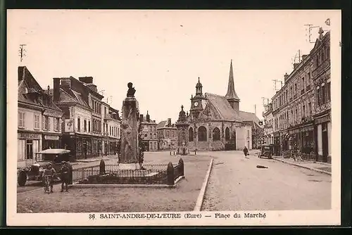 AK Saint-Andre-de-L`Eure, Place du Marche